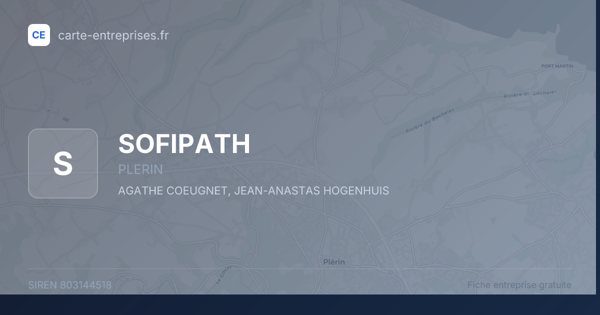 SOFIPATH — 803144518 — fiche entreprise