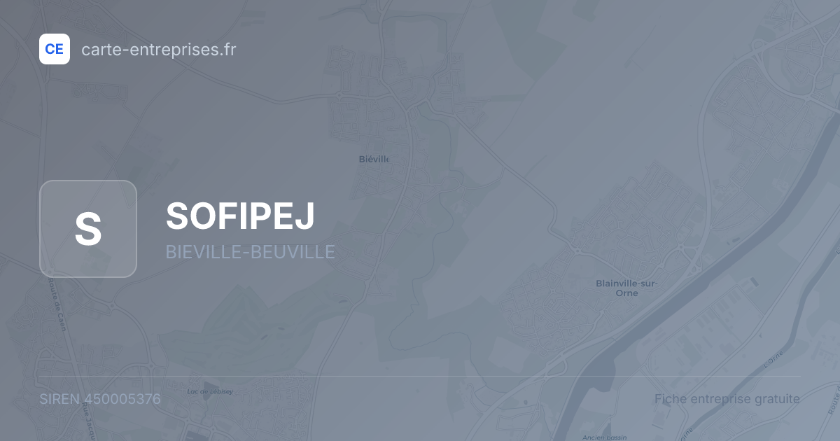 SOFIPEJ — 450005376 — fiche entreprise