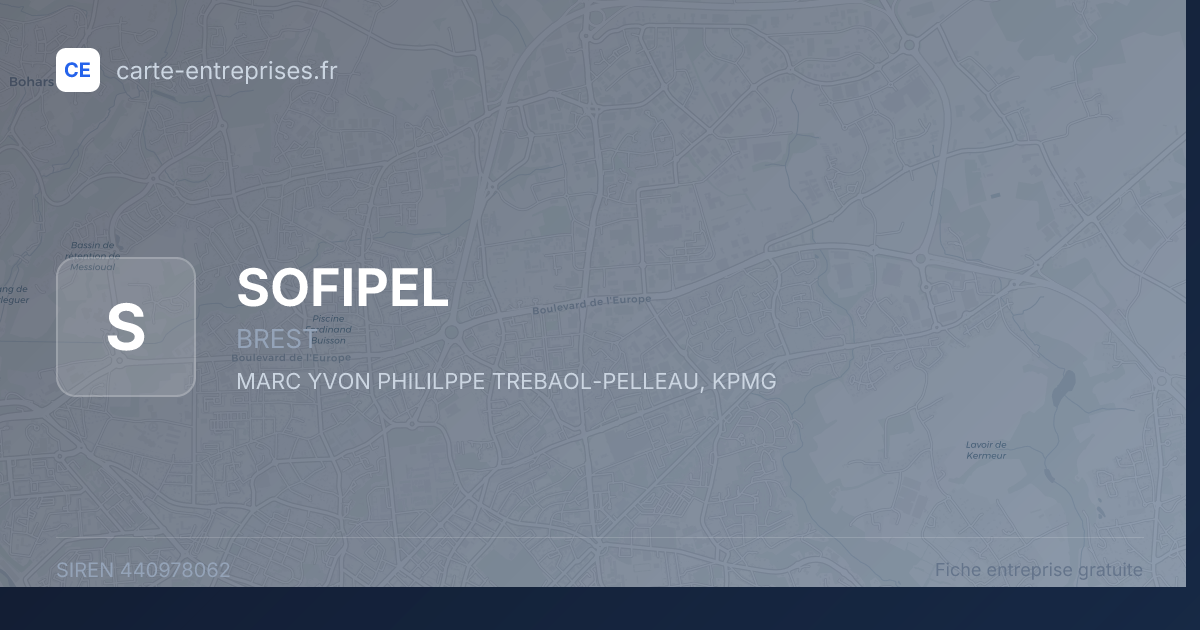 SOFIPEL — 440978062 — fiche entreprise