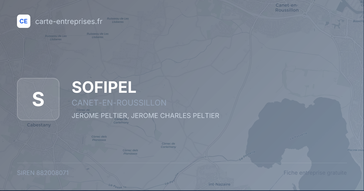 SOFIPEL — 882008071 — fiche entreprise
