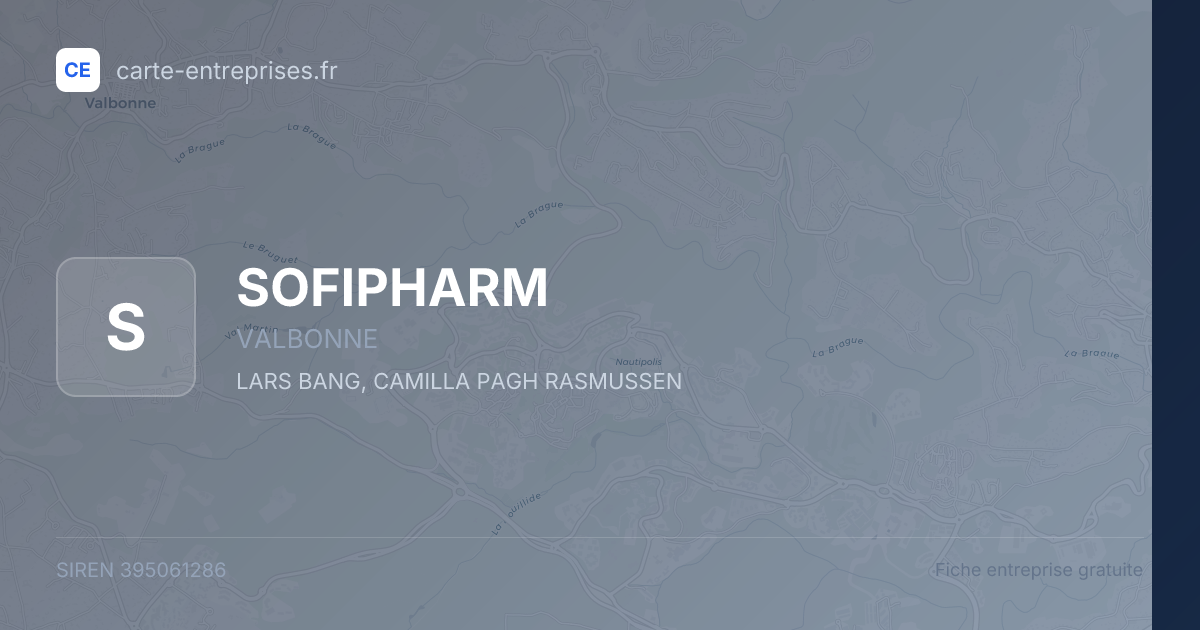 SOFIPHARM — 395061286 — fiche entreprise