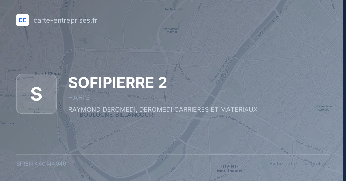SOFIPIERRE 2 — 440144046 — fiche entreprise
