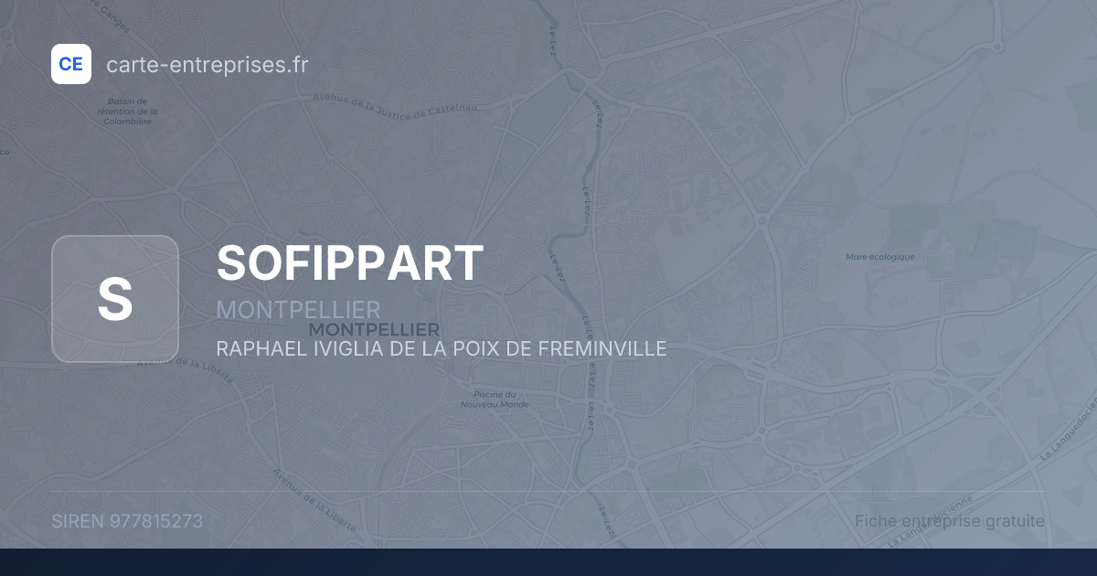 SOFIPPART — 977815273 — fiche entreprise