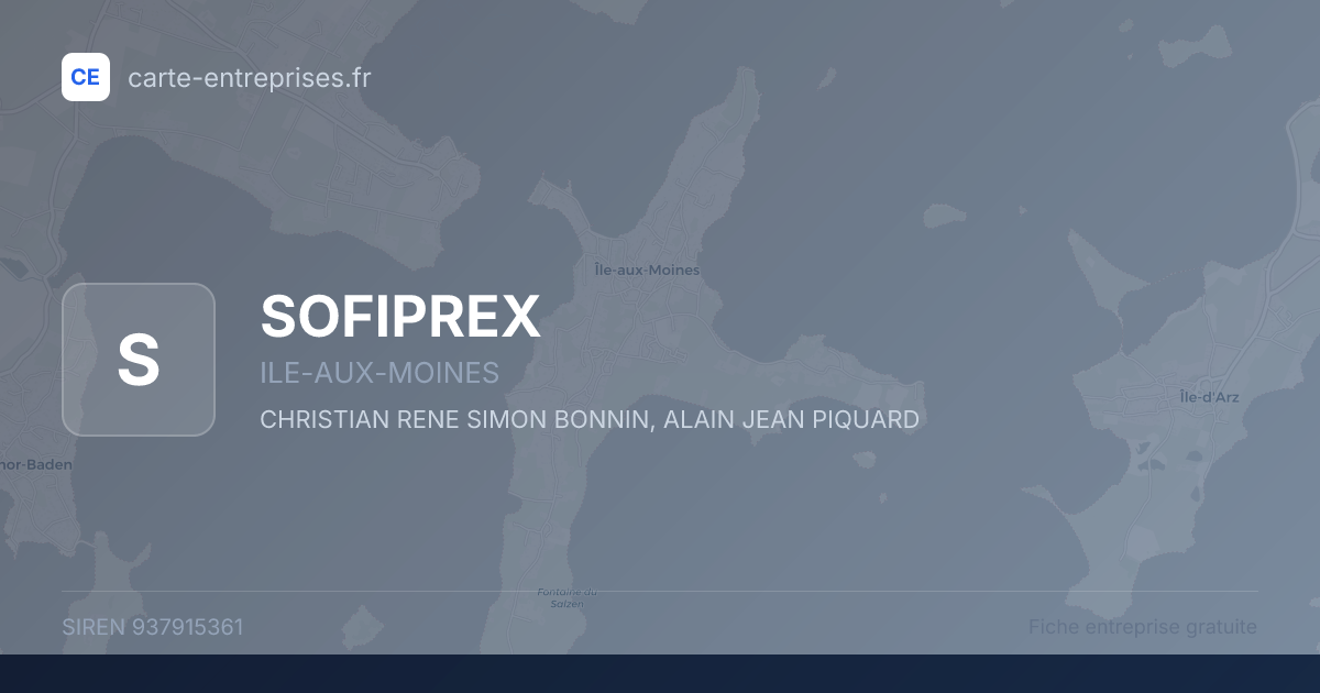 SOFIPREX — 937915361 — fiche entreprise