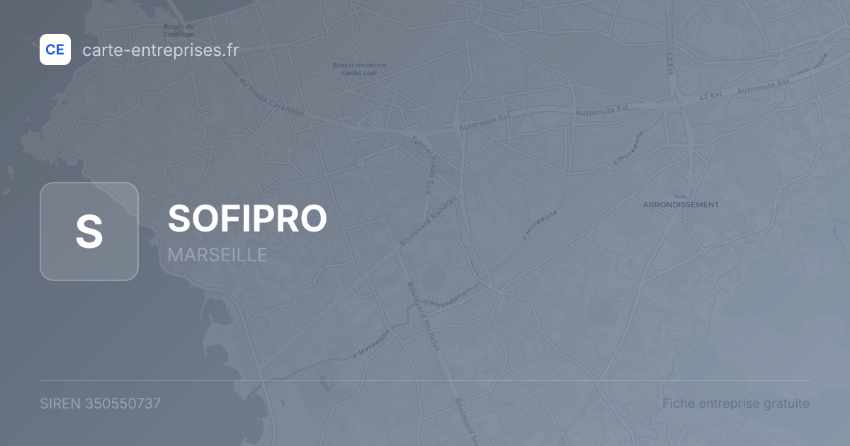 SOFIPRO — 350550737 — fiche entreprise