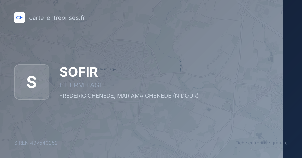 SOFIR — 497540252 — fiche entreprise