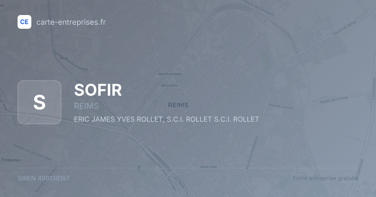 SOFIR — 498138197 — fiche entreprise