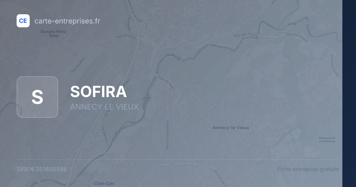 SOFIRA — 351800586 — fiche entreprise