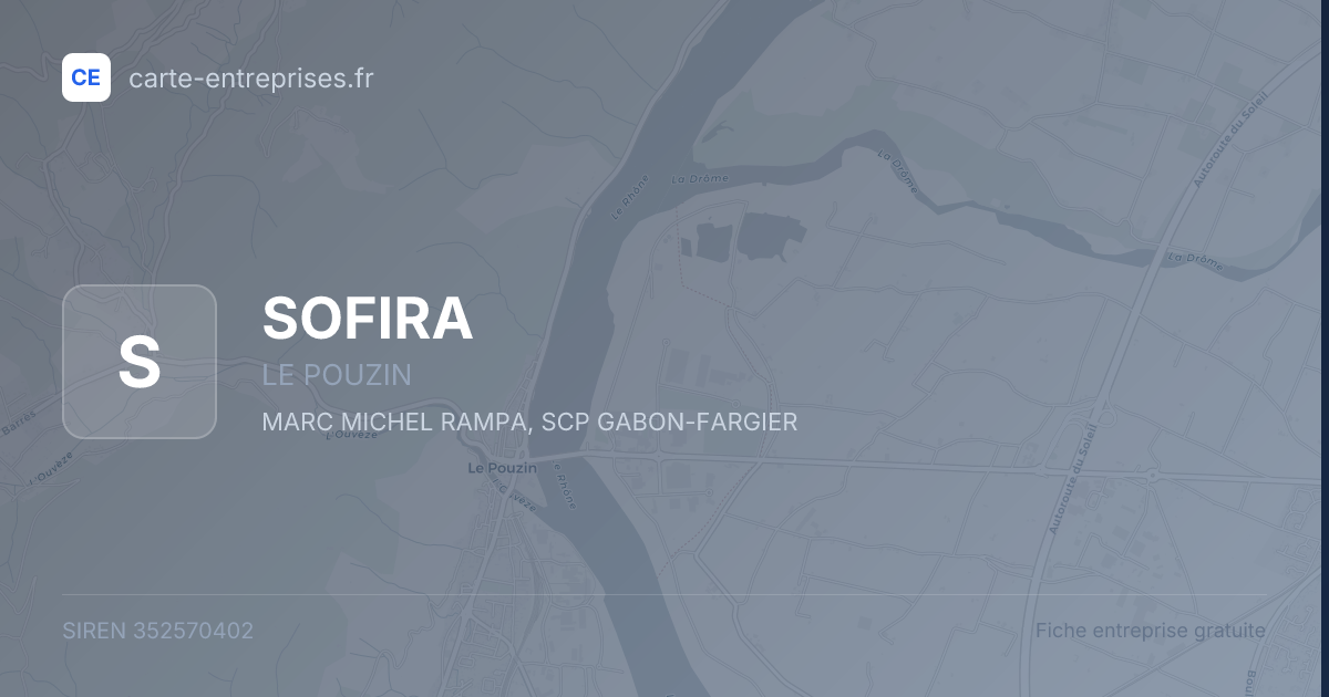 SOFIRA — 352570402 — fiche entreprise