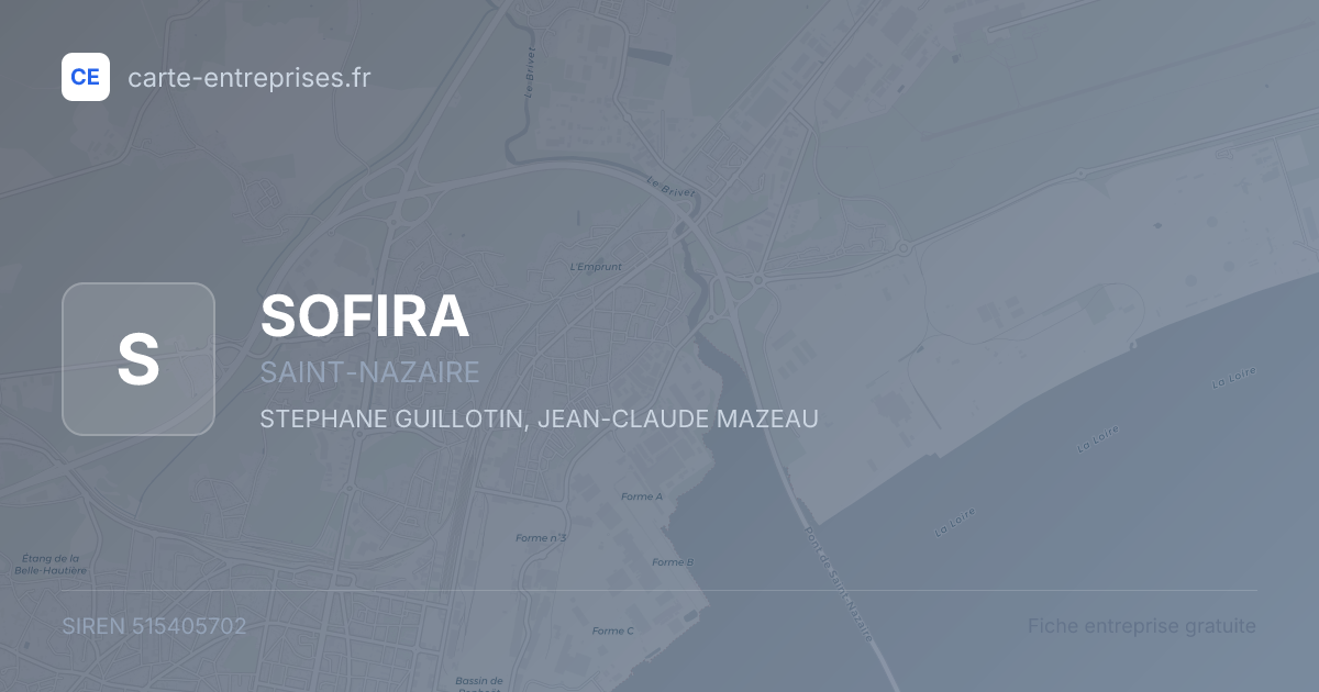 SOFIRA — 515405702 — fiche entreprise