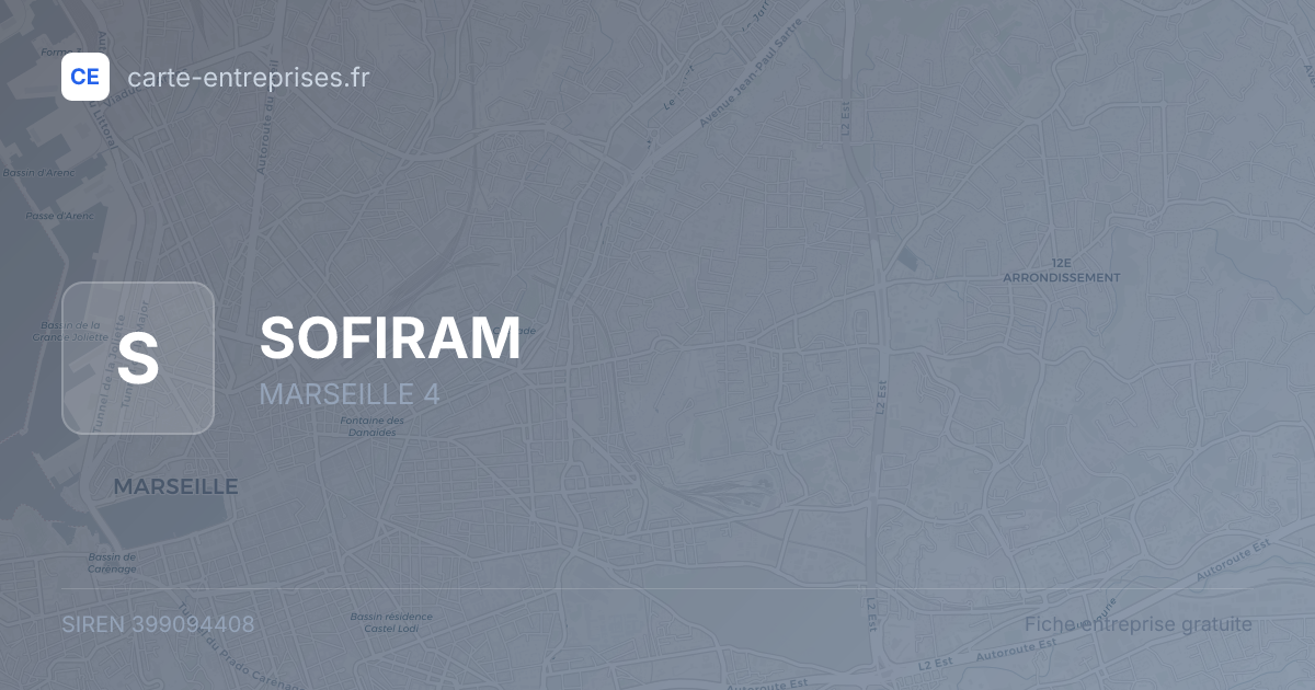 SOFIRAM — 399094408 — fiche entreprise
