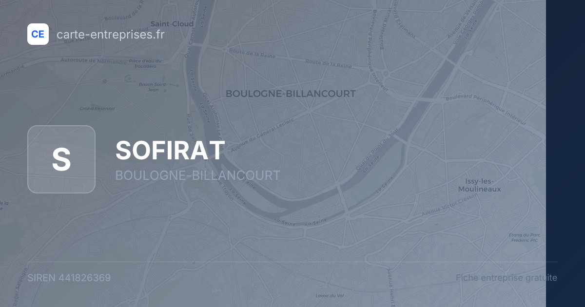 SOFIRAT — 441826369 — fiche entreprise