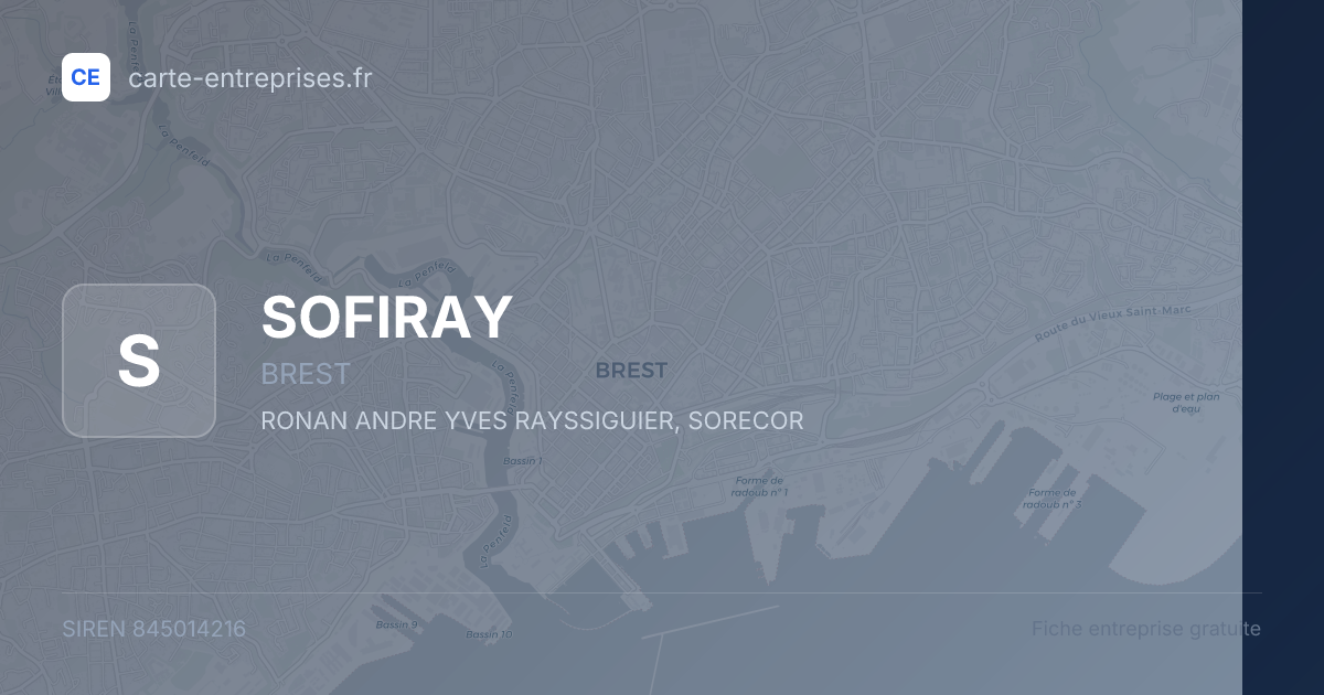 SOFIRAY — 845014216 — fiche entreprise