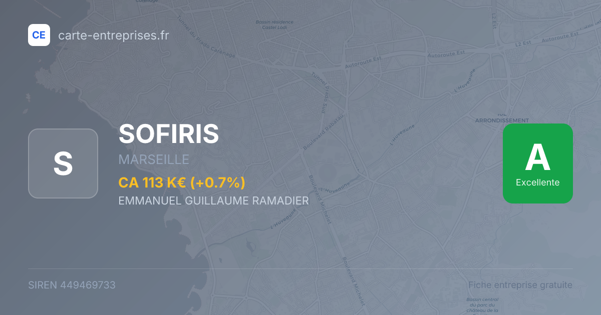 SOFIRIS — 449469733 — fiche entreprise