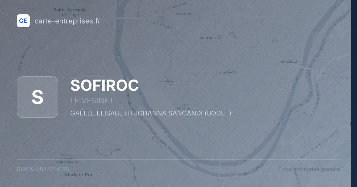 SOFIROC — 484325048 — fiche entreprise