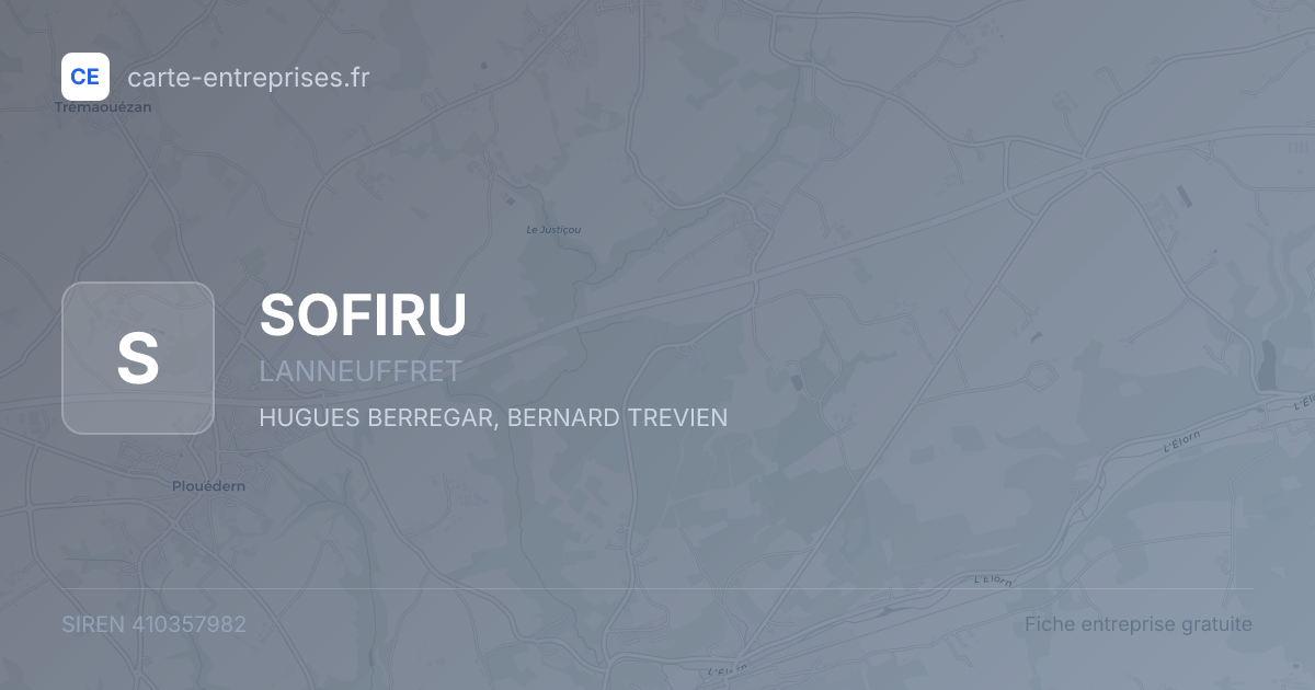 SOFIRU — 410357982 — fiche entreprise