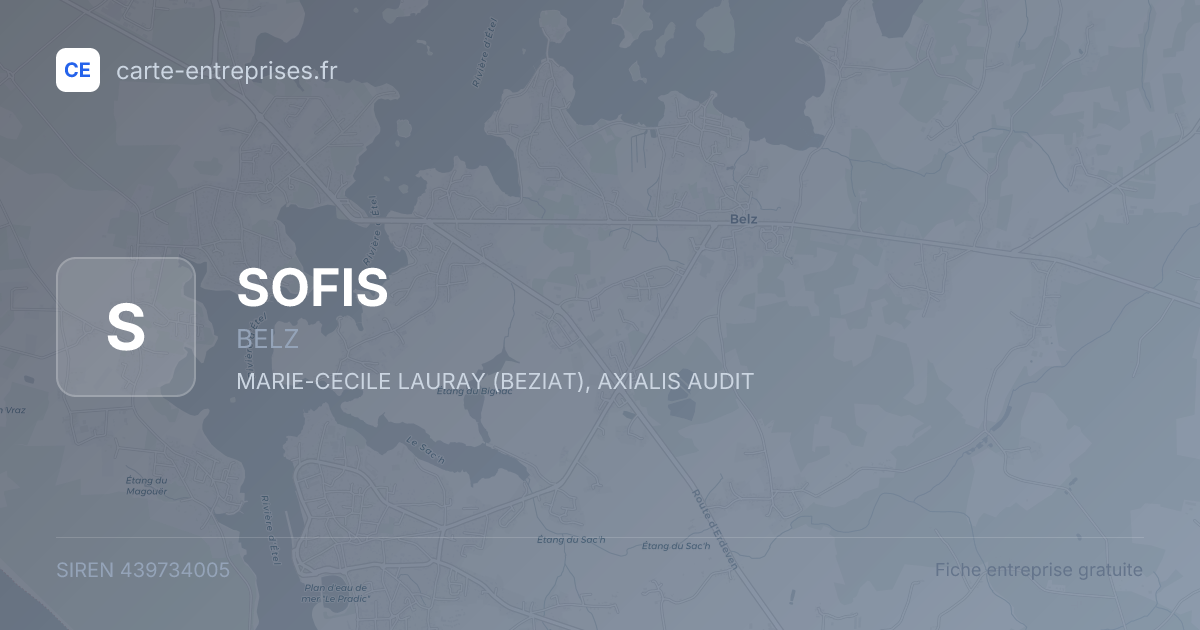 SOFIS — 439734005 — fiche entreprise