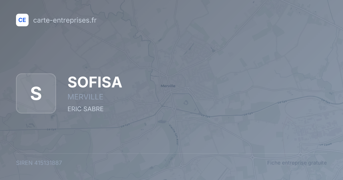 SOFISA — 415131887 — fiche entreprise