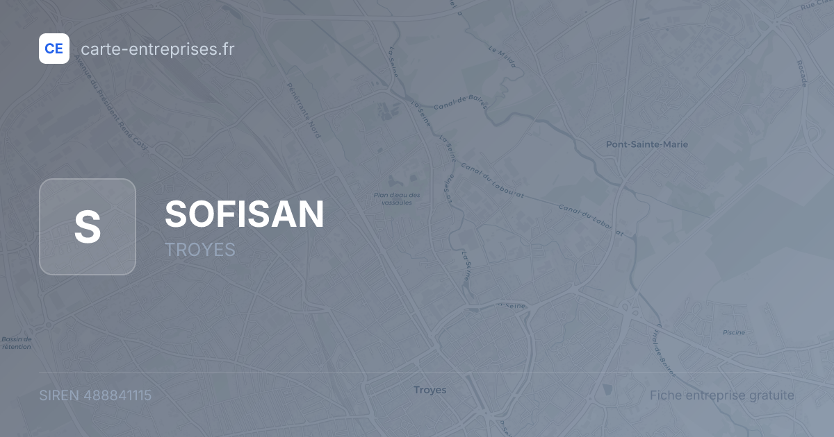 SOFISAN — 488841115 — fiche entreprise