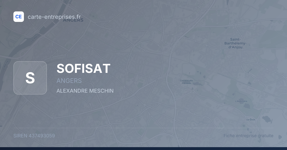SOFISAT — 437493059 — fiche entreprise