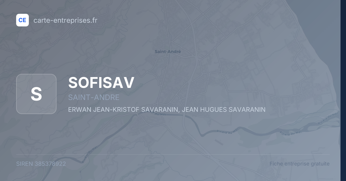 SOFISAV — 385378922 — fiche entreprise