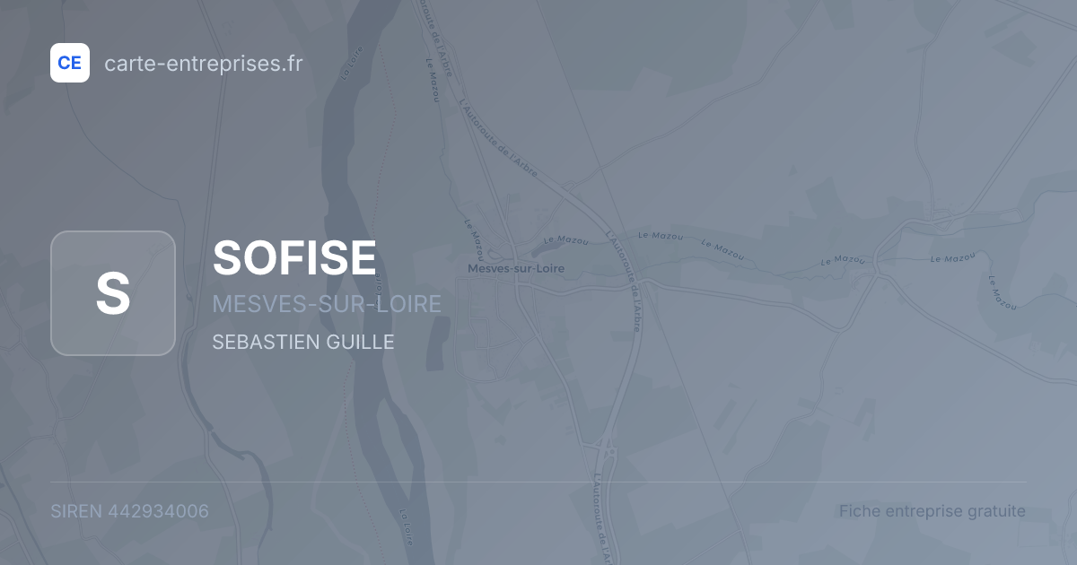 SOFISE — 442934006 — fiche entreprise