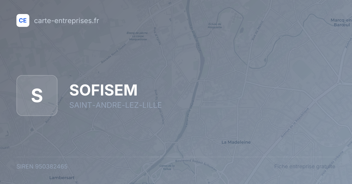 SOFISEM — 950382465 — fiche entreprise