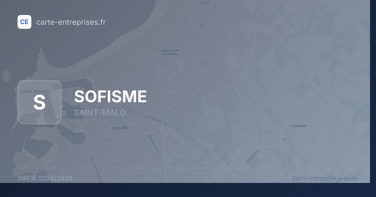 SOFISME — 320422439 — fiche entreprise