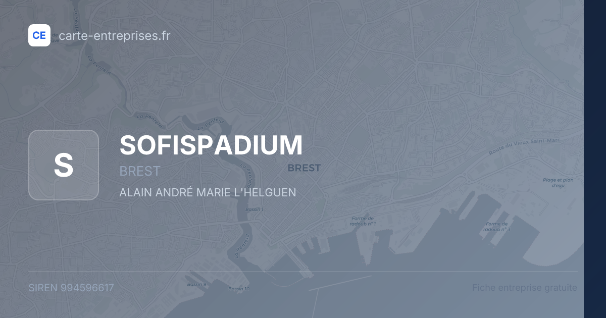 SOFISPADIUM — 994596617 — fiche entreprise