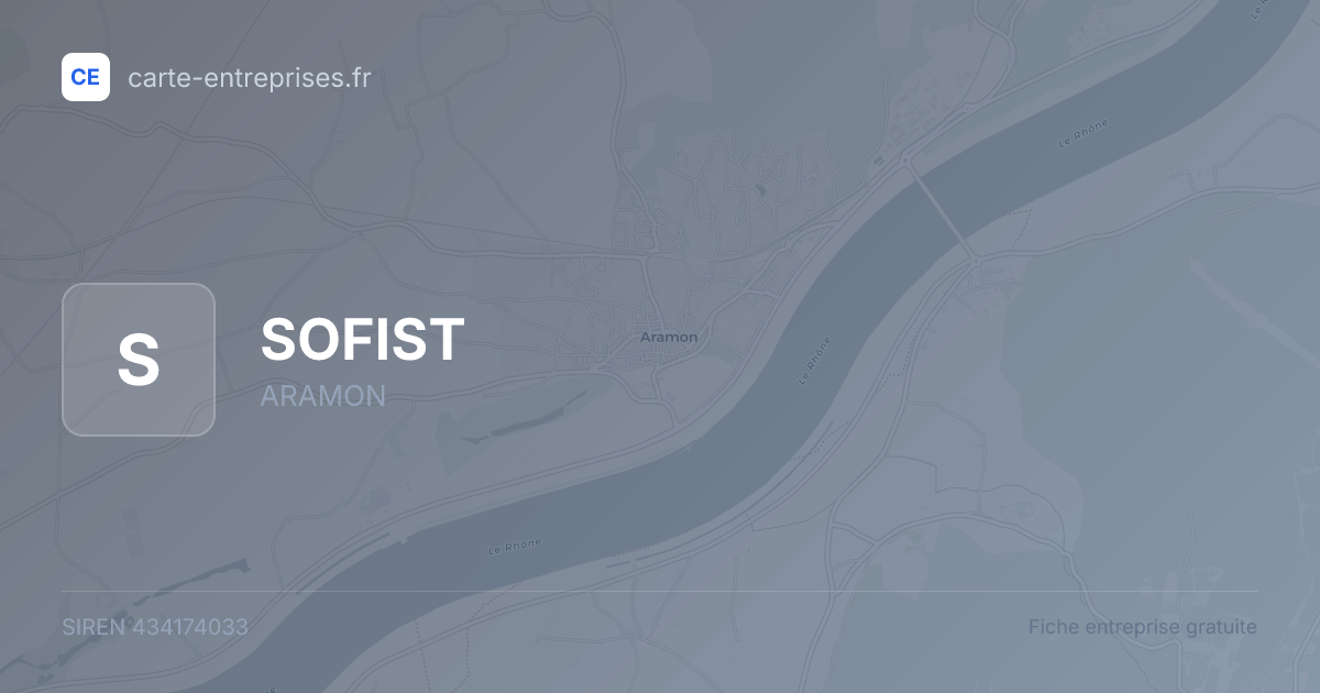 SOFIST — 434174033 — fiche entreprise