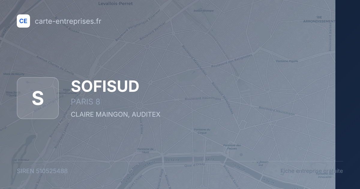 SOFISUD — 510525488 — fiche entreprise