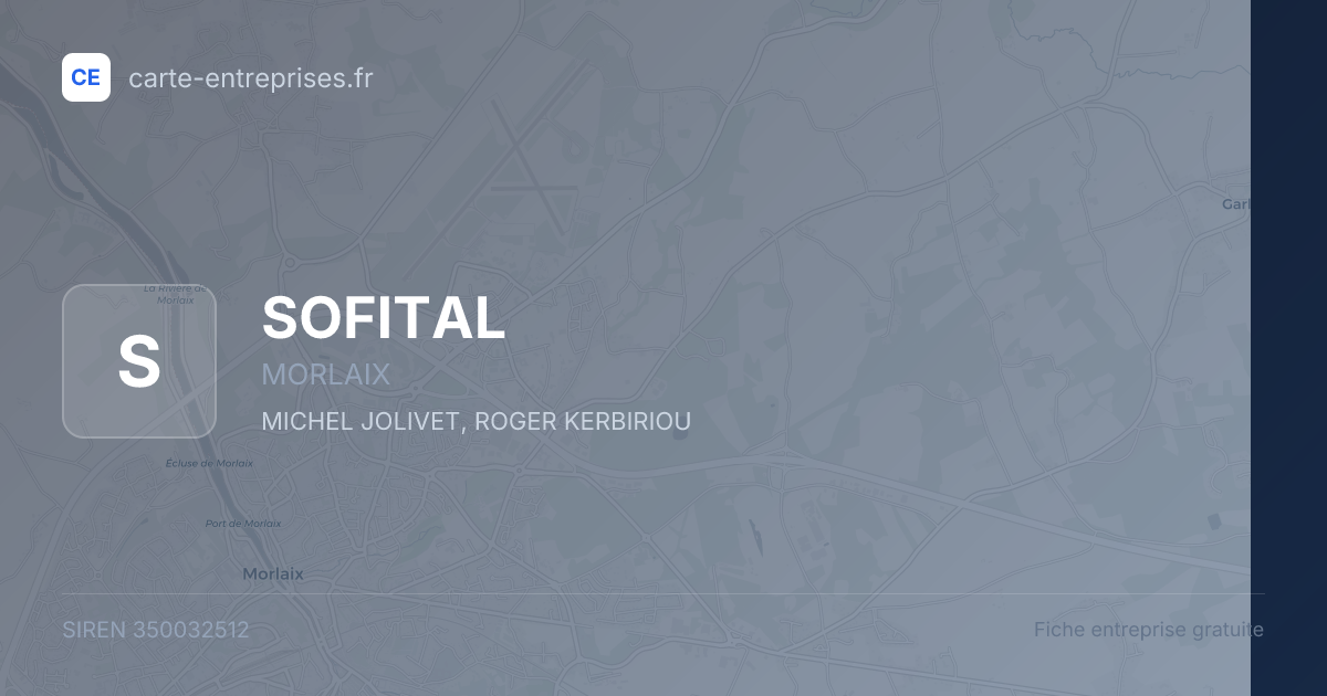 SOFITAL — 350032512 — fiche entreprise