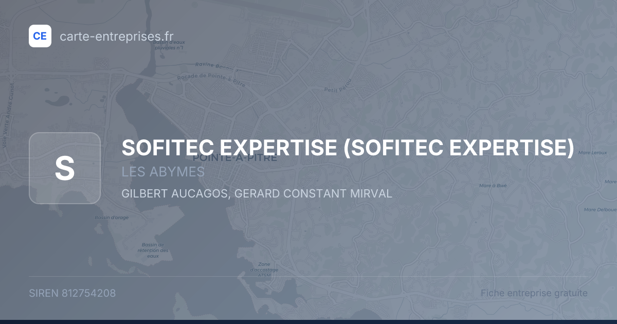 SOFITEC EXPERTISE — 812754208 — fiche entreprise