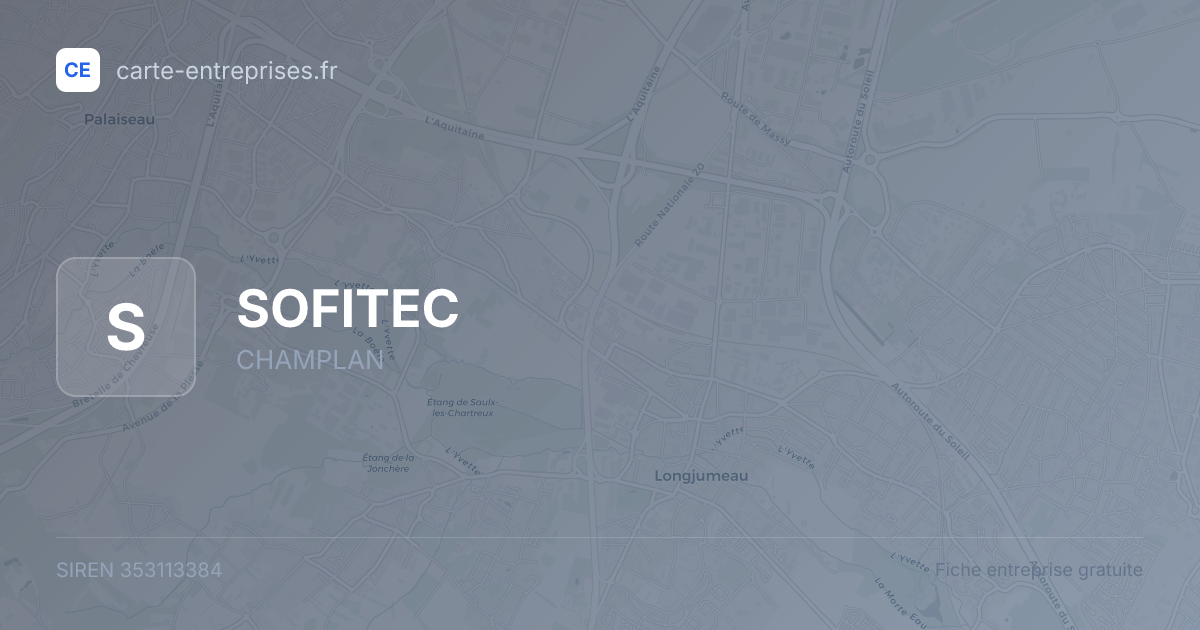 SOFITEC — 353113384 — fiche entreprise