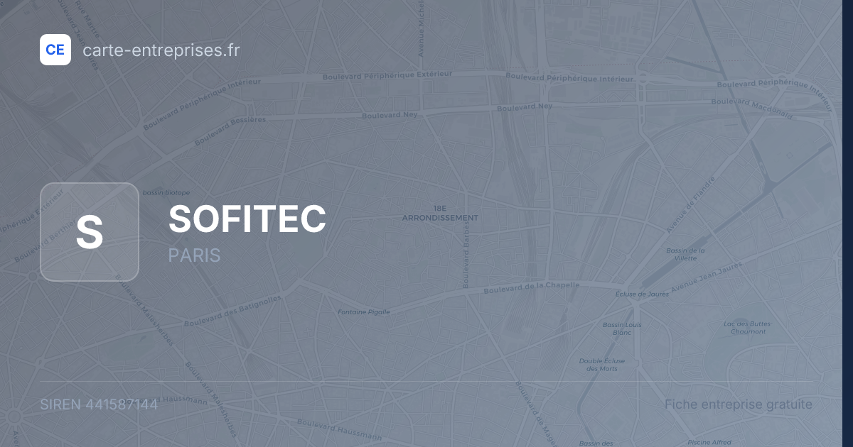 SOFITEC — 441587144 — fiche entreprise