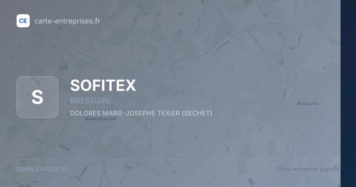 SOFITEX — 444525737 — fiche entreprise