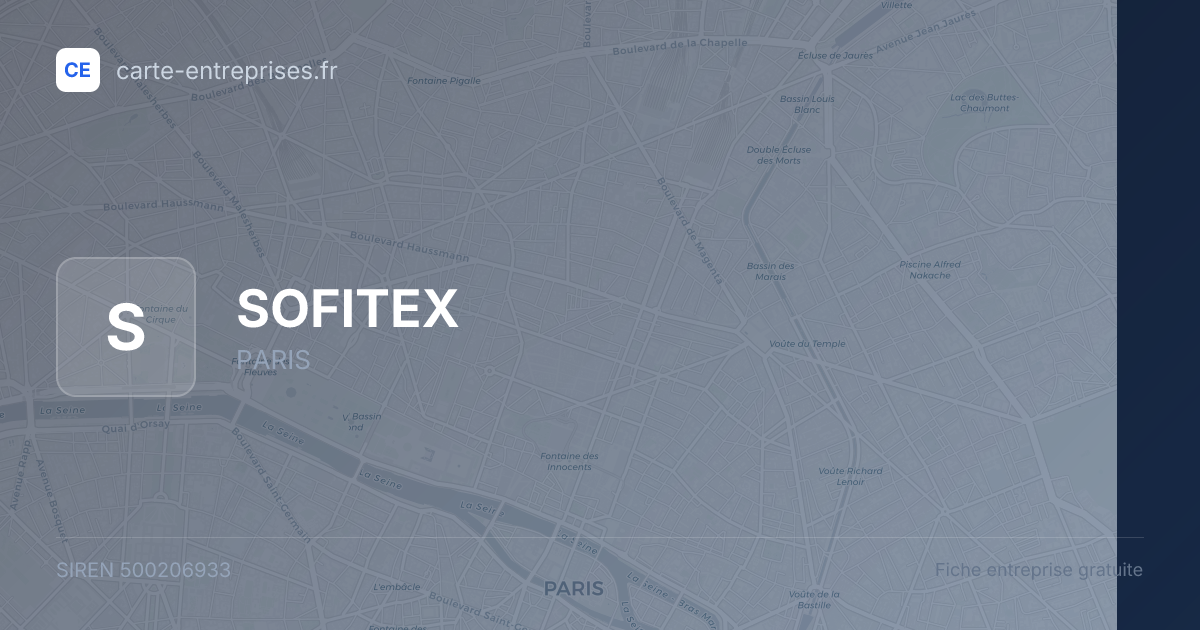 SOFITEX — 500206933 — fiche entreprise