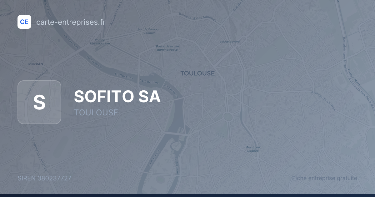 SOFITO SA — 380237727 — fiche entreprise