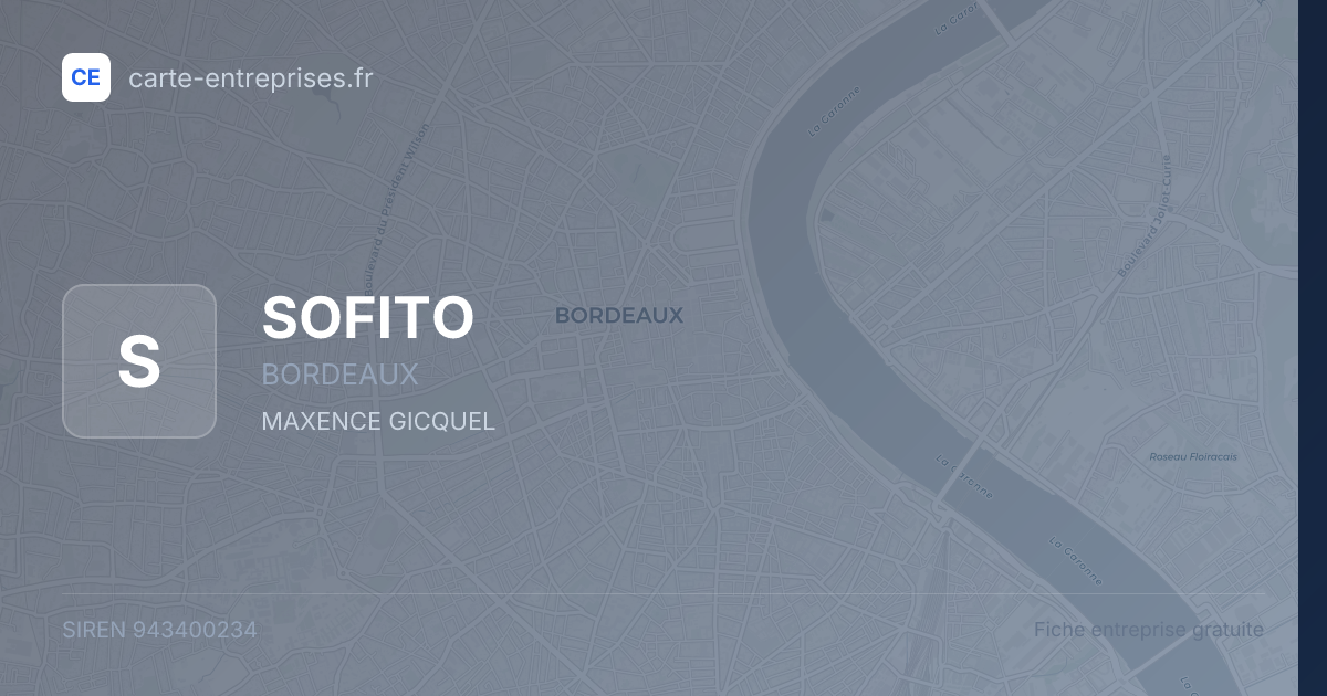 SOFITO — 943400234 — fiche entreprise