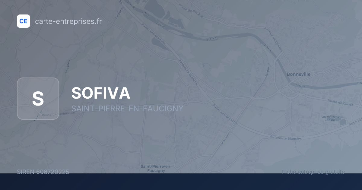 SOFIVA — 606720225 — fiche entreprise