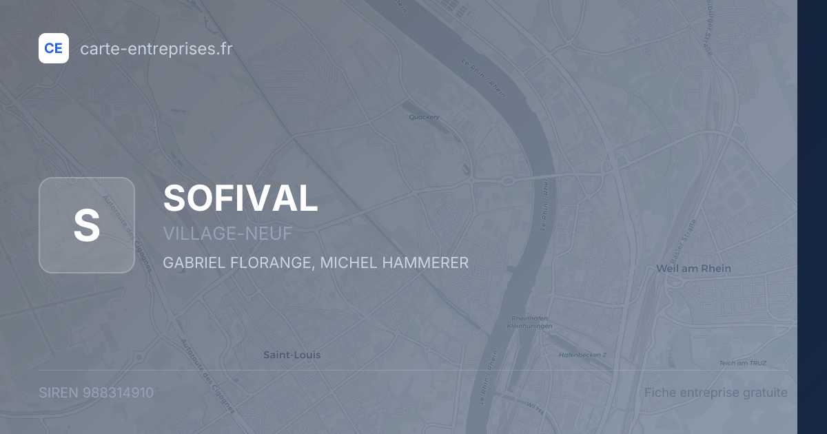 SOFIVAL — 988314910 — fiche entreprise