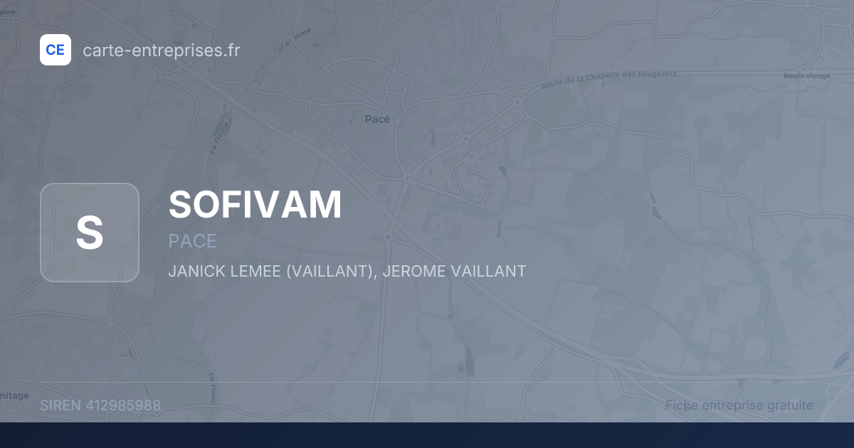 SOFIVAM — 412985988 — fiche entreprise