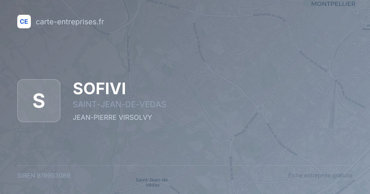 SOFIVI — 819903089 — fiche entreprise