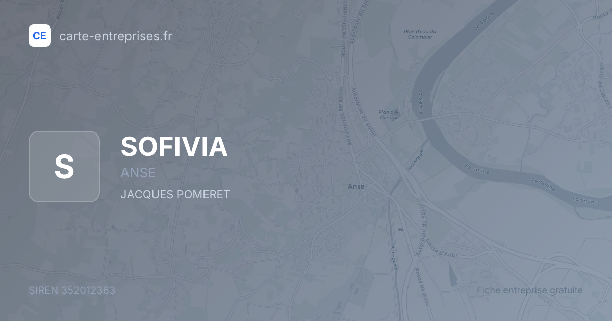 SOFIVIA — 352012363 — fiche entreprise