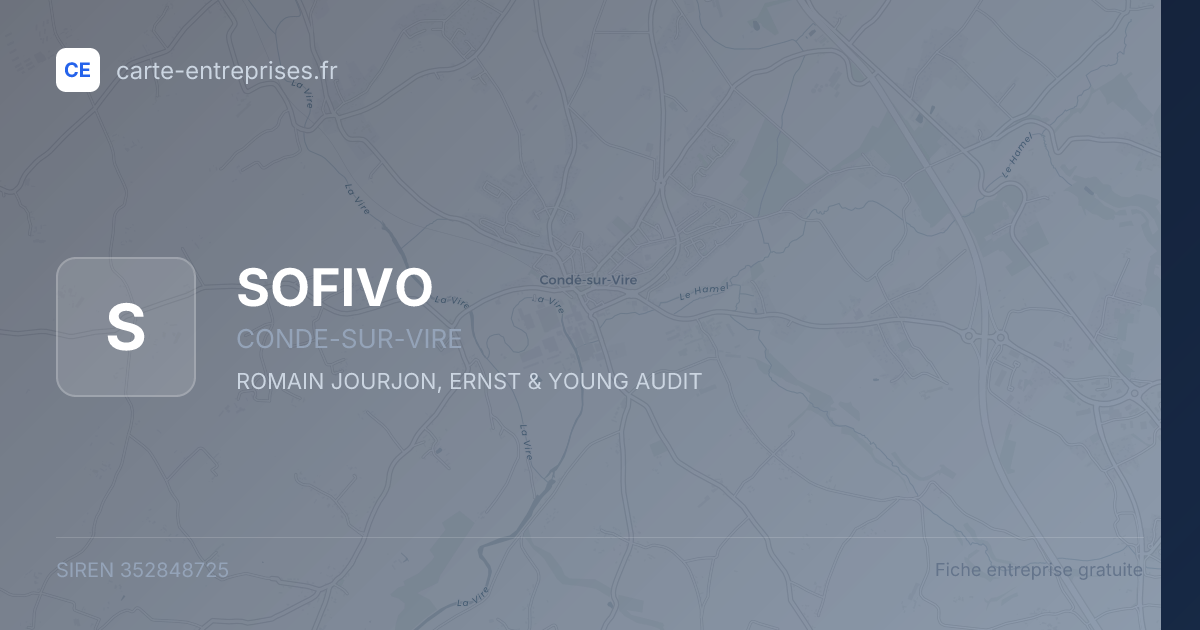 SOFIVO — 352848725 — fiche entreprise