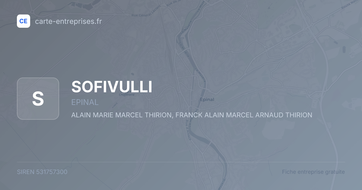 SOFIVULLI — 531757300 — fiche entreprise