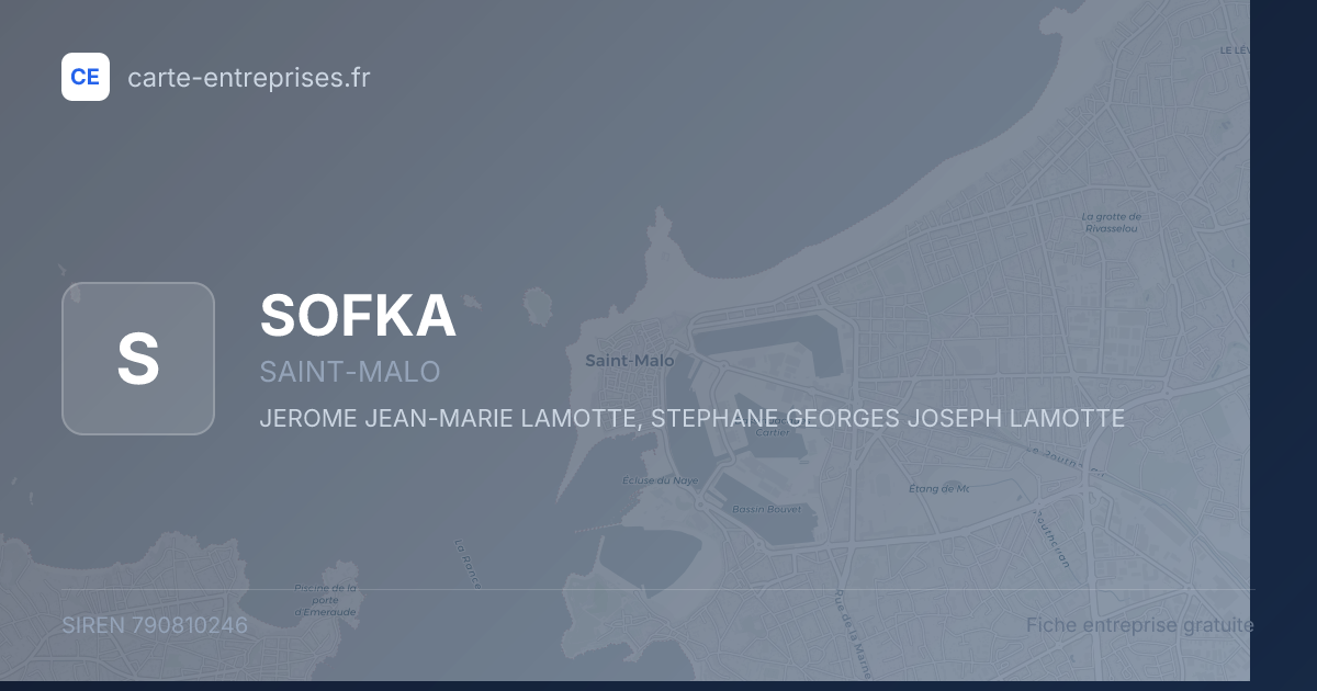 SOFKA — 790810246 — fiche entreprise