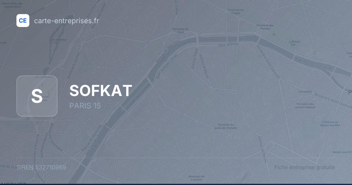 SOFKAT — 532710969 — fiche entreprise