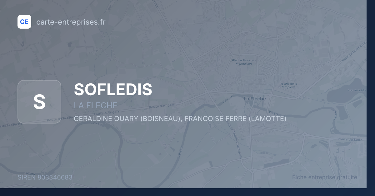 SOFLEDIS — 803346683 — fiche entreprise