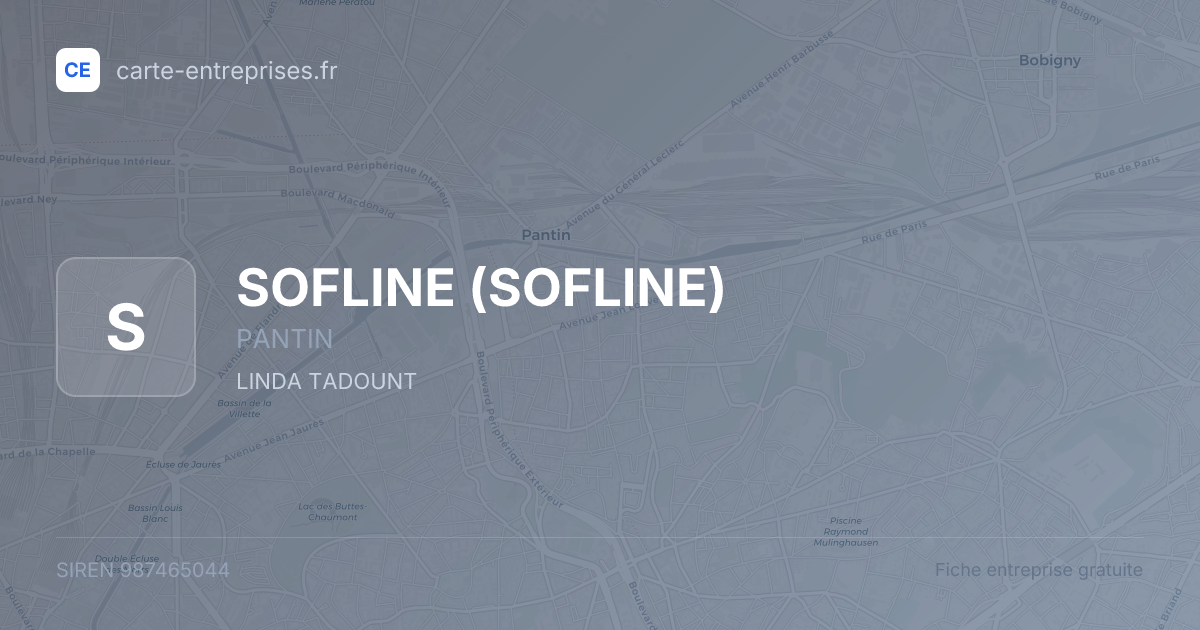 SOFLINE — 987465044 — fiche entreprise